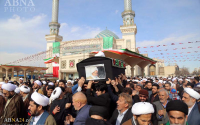 Secretary-General of AhlulBayt (a.s.) World Assembly attends at funeral c ( (17).jpg